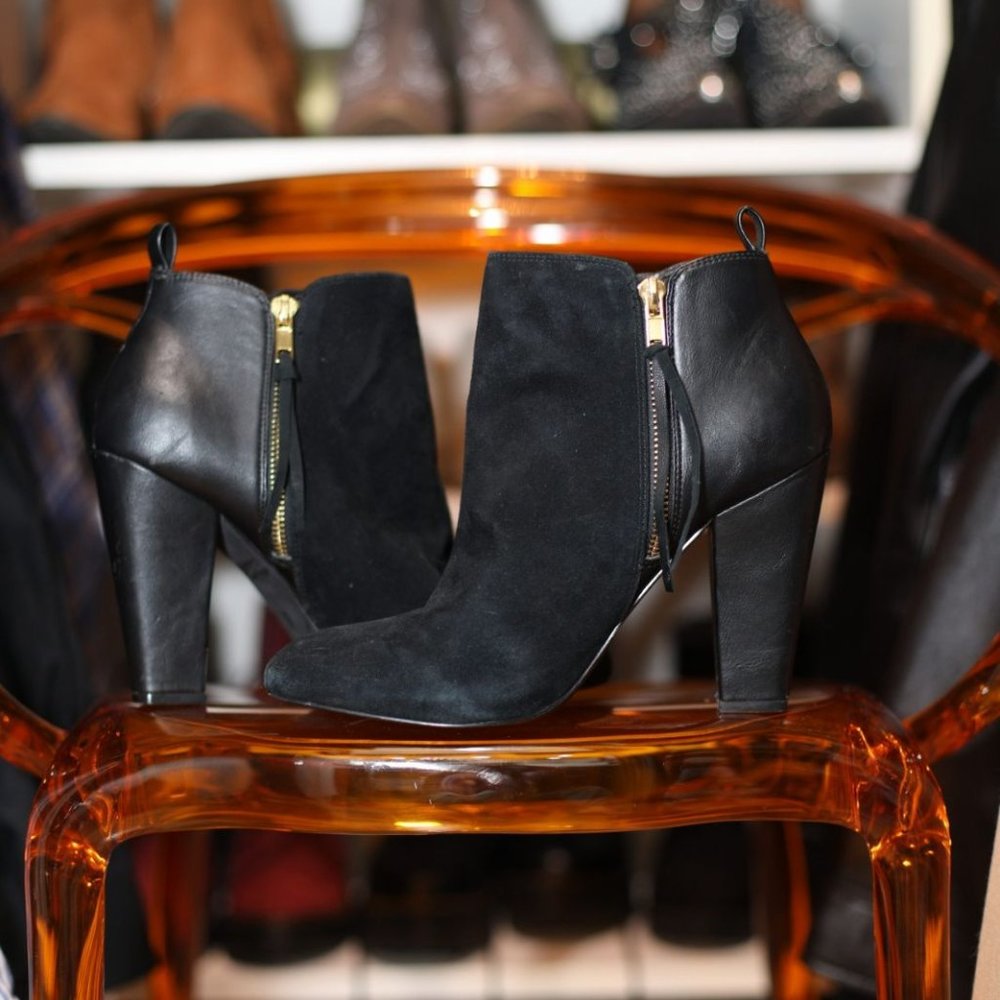 Steve Madden Black Booties